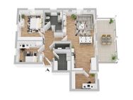 Stylische Neubauwohnung: 4 Zimmer, Balkon und 98 Quadratmeter Wohnkomfort! - Neuenhaus