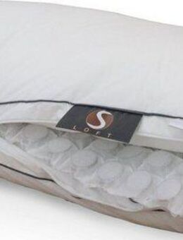 Stendebach Nackenstützkissen S-Loft Spring, Allergiker geeignet (Hausstauballergiker), Füllung: 100% Polyester, Taschenfederkern, Bezug: Baumwolle, Bauchschläfer, Rückenschläfer, Seitenschläfer, unterschiedlich dicke Kissen-Lagen