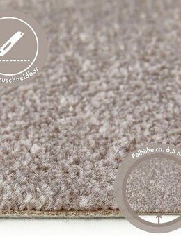 Andiamo Teppichboden Ines, Kräuselvelours, Made in Netherlands, rechteckig, Höhe: 8,5 mm, Uni Farben, Breite 400 cm, strapazierfähig & pflegeleicht