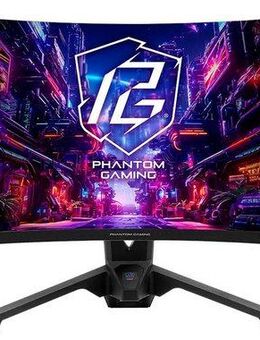 Asrock PG34QR Curved-LED-Monitor (86 cm/34 ", 3440 x 1440 px, UWQHD, 1 ms Reaktionszeit, 180 Hz, VA LED)