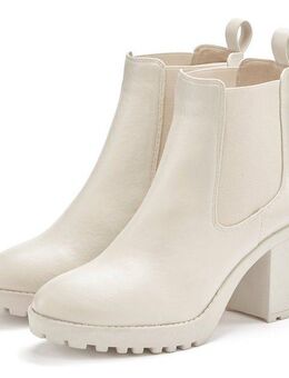 Vivance Chelseaboots mit Blockabsatz & Stretch-Einsatz, High-Heel-Stiefelette, Ankle Boots