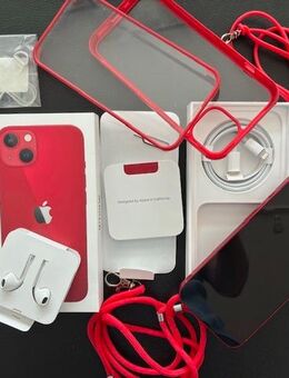 iPhone 13 , 256GB, Rot mit original Zubehör!!! - Ratingen