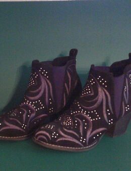 Damenschuhe schwarz Größe 40 mit Pailletten - Unna