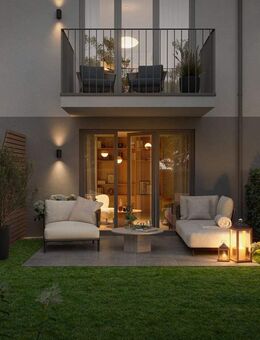 QQI: 2-Zimmer-Gartenwohnung in München: Ostterrasse, Souterrain-Hobbyraum & eigener Garten - München