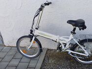 Faltrad 20", E-Bike, Alu, weiß - Glött