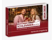 Schlemmerblock 2025 Herford Umgebung 2024/2025 - Gutscheinbuch Gutscheine NEU - Hiddenhausen