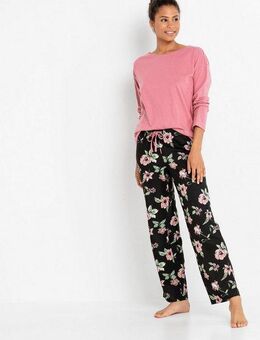bonprix Pyjama (Set) Pyjama aus Baumwolle