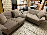 2 Stück Doppelsofa, Couch, Sofa mit je 2 Plätzen plus 3 Kissen - Wolfratshausen