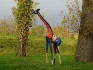 Giraffe ''Zawadi'' XL - 200 cm - Handgefertigtes Metall Kunstwerk - Heek