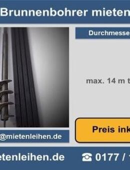 Brunnenbohrgerät Handbohrer Erdbohrer mieten leihen in Herne - Herne