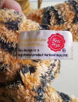 Keel Toys-Schlenker-PLüsch-Tiger,Füllung,ca. 23 cm - Linnich