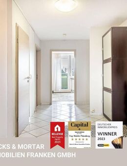 2 Balkone | 2 Stellplätze | 3 Zimmer | Einbauküche | Tageslichtbad - Nürnberg