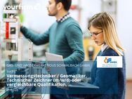 Vermessungstechniker / Geomatiker, Technischer Zeichner (m/w/d) oder vergleichbare Qualifikation, vorzugsweise in Teilzeit - Bous