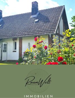 Idyllische Haushälfte mit 2 Einheiten, Nebengebäude und tollem Grundstück! - Lalendorf