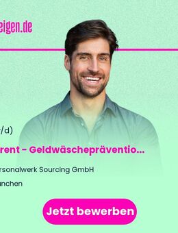 Referent - Geldwäscheprävention & Compliance (m/w/d) - München