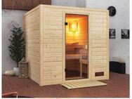 welltime Sauna Jacky, BxTxH: 195 x 195 x 187 cm, 38 mm, 4,5-kW-Ofen mit int. Steuerung