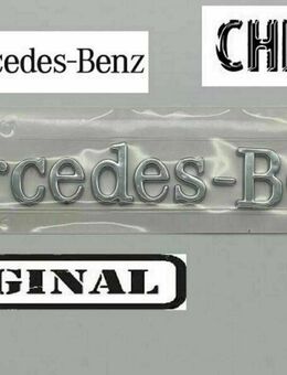 1X ORIGINAL MERCEDES BENZ EMBLEM SCHRIFTZUG CHROM TUNING NEU - Dortmund Wickede
