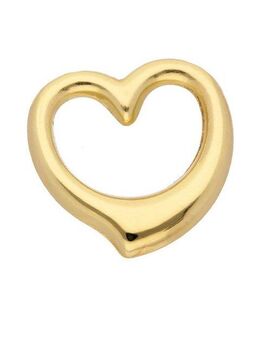 Adelia´s Kettenanhänger 585 Gold Anhänger Swingheart, 585 Gold Goldschmuck für Damen