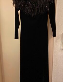 Abendkleid Gr. 38 in schwarzem Samt - Hannover