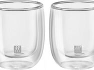 Zwilling Espressoglas Gläser-Set Sorrento, 2er Set, Borosilikatglas, doppelwandig, Fassungsvermögen je Glas ca. 80 ml
