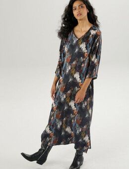 Aniston CASUAL Blusenkleid mit extravagantem, grafischen Batik-Muster