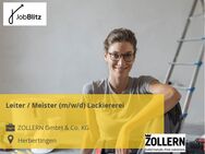 Leiter / Meister (m/w/d) Lackiererei - Herbertingen