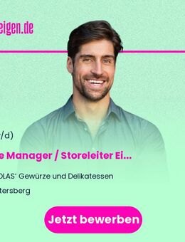Store Manager / Storeleiter Einzelhandel - Feinkost & Gewürze (m/w/d) - Ottersberg