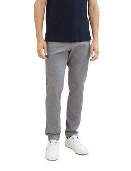 TOM TAILOR Chinohose (2-tlg., inklusive Gürtel) mit dezenter Struktur