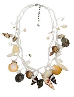 COLLEZIONE ALESSANDRO Lange Kette Sea, mit vielen echten Muscheln