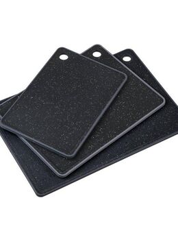 KESPER® Schneidebrett Brett mit abfallender Schneidefläche, Kunststoff, (Set, 3-St)