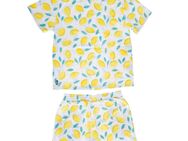 TIAKI Pet & Parent Pyjama im Partnerlook, Zitrone - Pyjama für Hundeeltern: Größe L