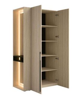 Home affaire Einlegeboden TRENTO Regalböden im 3er Set, für mehr Stauraum und Ordnung (Set, 3 St., Maße je Stück B/T/H: 87/55/1,6 cm), FSC-zertifizierter Holzwerkstoff, passend zum Schrank TRENTO