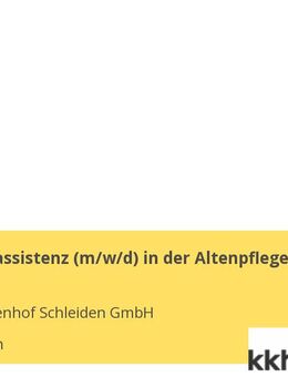 Pflegefachassistenz (m/w/d) in der Altenpflege - Schleiden