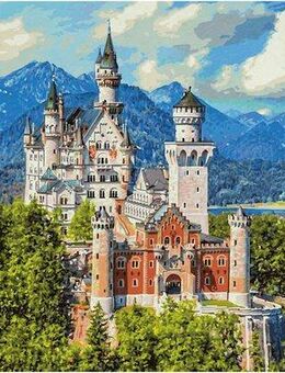Schipper Malen nach Zahlen Meisterklasse Triptychon - Schloss Neuschwanstein, Made in Germany