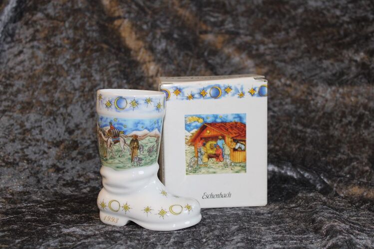 Weihnachtsstiefel / Eschenbach / Motiv 1 / Krippe / Limitierte / OVP / 1993 - Zeuthen