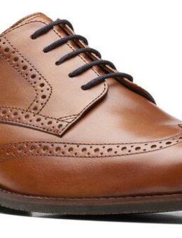 Clarks Craft Arlo Limit Budapester Business Schuh, Schnürschuh mit Softfußbett