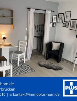 HOMBURG-ZENTRUM; MÖBLIERTES UND HELLES 1 ZIMMER APARTMENT MIT BALKON - Homburg