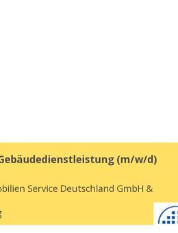Disponent Gebäudedienstleistung (m/w/d) - Hamburg