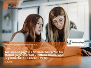 Sozialpädagog*in / Sozialarbeiter*in für Mobile Jugendarbeit / Offene Kinderund Jugendarbeit – Teilzeit (75 %) - Korb