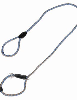 TIAKI Retrieverleine Twist - 170 cm lang, Ø 12 mm - blau/grau