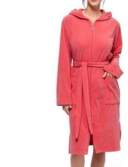 Möve Unisex-Bademantel ideal für Sauna & Spa, Hotelbademantel, Morgenmantel, Kurzform, Kapuze, Reißverschluss