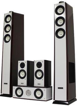 Hifi Lautsprecher Standboxen Edles Design silber MX 3080 - Dübendorf