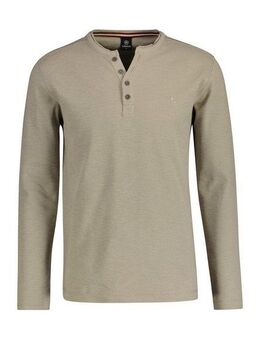 LERROS Sweatshirt LERROS Serafino mit Logostitching