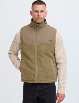 Blend Plüschweste BHTorte Kuschelige Teddy-Weste mit Taschen