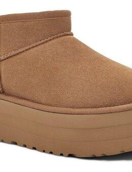 UGG Classic Ultra Mini Platform Winterboots Plateaboots, Schlupfstiefel mit Plateausohle