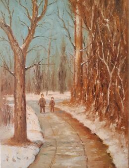 Winterlandschaft mit Staffagen - Nürnberg