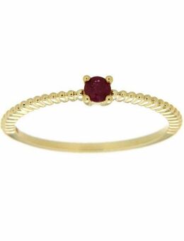 Firetti Goldring Schmuck Geschenk Gold 333 Damenring Goldring Edelstein Farbstein, mit Rubin