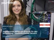 Studentische Hilfskraft (d/m/w) für den technischen / kaufmännischen Bereich - Bremen