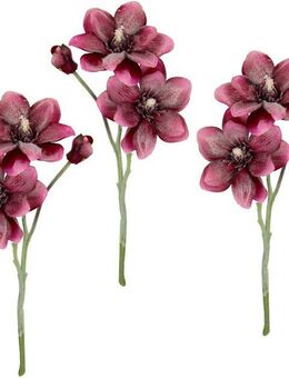 Kunstblume Magnolie, I.GE.A., Höhe 40 cm, Künstlicher Magnolienzweig, 3er Set