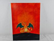 Ölgemälde Glurak Pokemon 30x40cm - Maroldsweisach